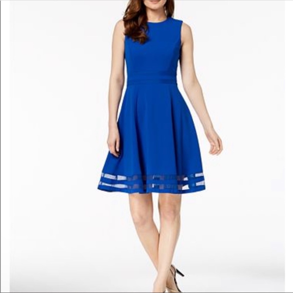 Calvin Klein Dress Navy Blue - 6P